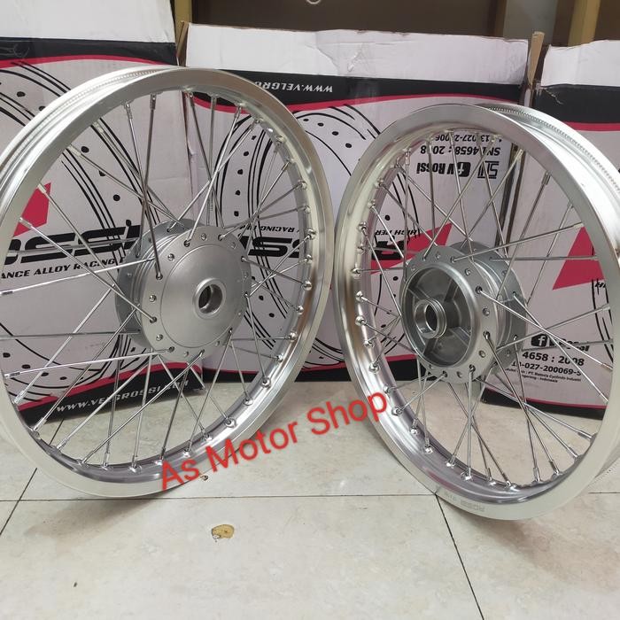 VELG SET ROSSI HONDA WIN DEPAN 160 RING 18 BELAKANG 185 17 TROMOL SET