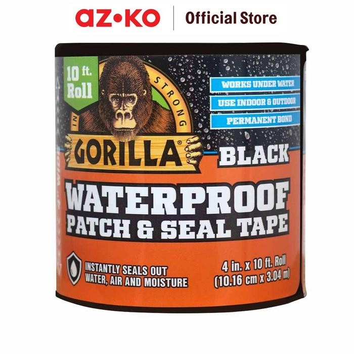 

Stok Baru AZKO Gorilla Selotip Tahan Air Patch & Seal - Hitam