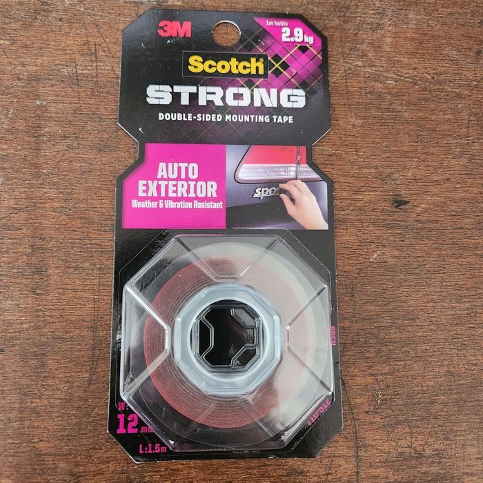 

Stok Baru Double Tape 3M Scotch Otomotif Auto Exterior Strong Series 12mm