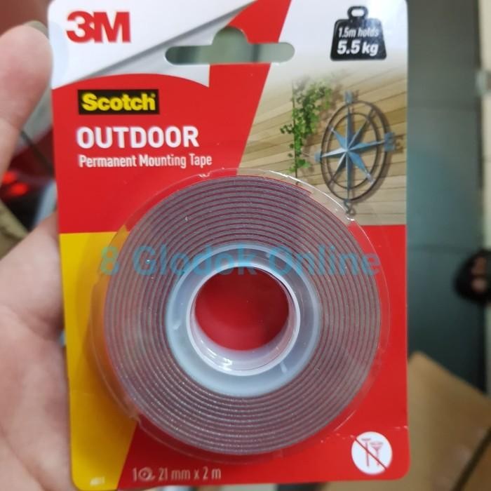 

Stok Baru Double Tape Outdoor 3M Scotch Super Kuat / Permanent Mounting Tape 3MM