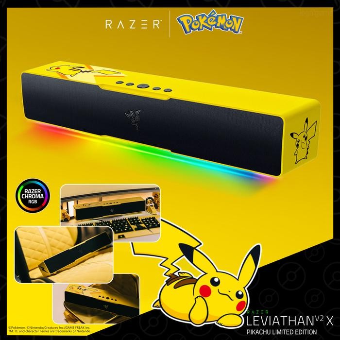 Razer Leviathan V2 X Pikachu Limited Edition