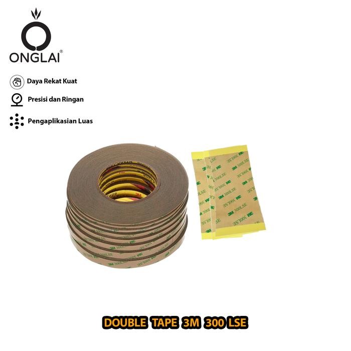 

Stok Baru Double Tape 3M 300LSE Ukuran 0.3cm 0.5cm 1.0cm 1.2cm 0.15cm 0.1cm X 55 Meter Dobletape