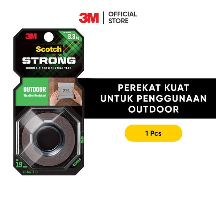 

Stok Baru Scotch 3M Perekat Isolasi Outdoor Mounting Tape 411-S19 19 MM X 1.5 M