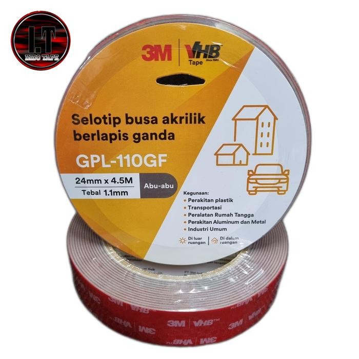 

Stok Baru 3M Double Tape VHB 24mm Dan 12mm / Double Tape Bangunan Dan Otomotif