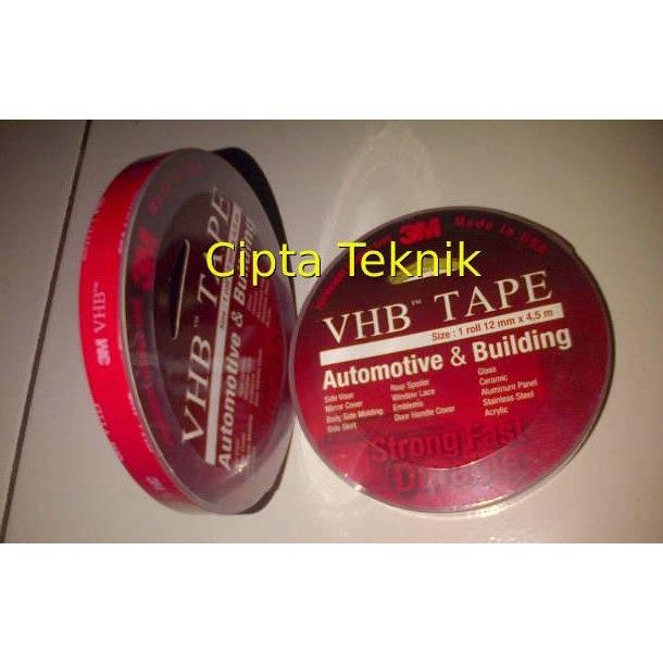 

Stok Baru Double Tape VHB 3M (12mm x 4,5M)