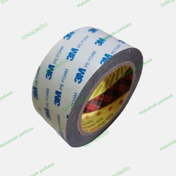 

Stok Baru Double tape 3M Pe foam 1600 - Dobel tip 3M 2 inch x 4m - Perekat 3M