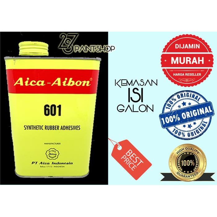 

Stok Baru LEM AIBON 601 SERBAGUNA ( KUNING ) AICA AIBON GALON 2,5Kg