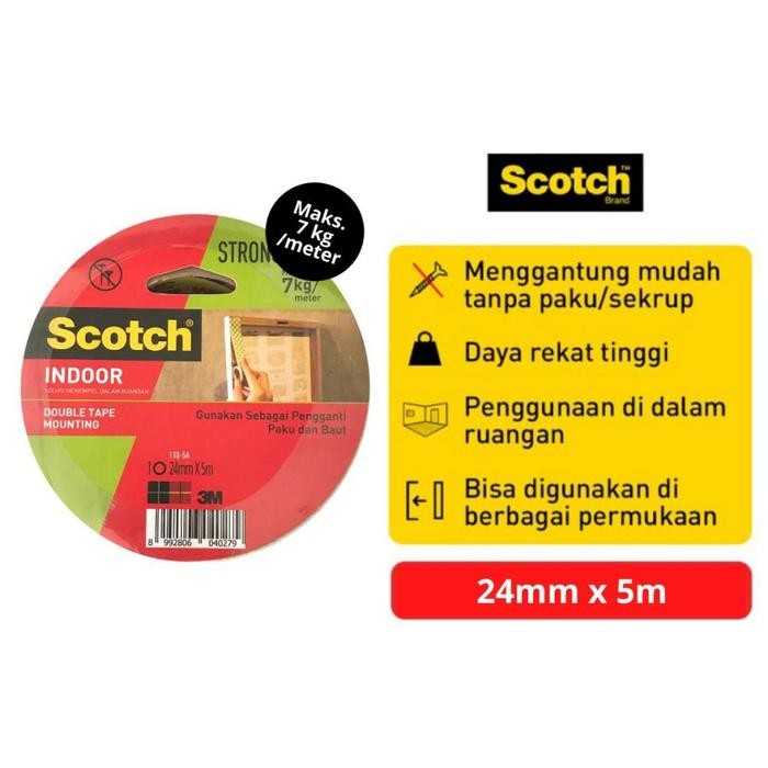 

Stok Baru Mounting Tape 3M 110-5A/ 24mmx 5meter Original