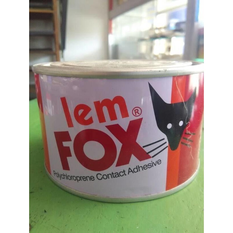 

Stok Baru LEM FOX KUNING 300 GR / LEM KARPET SENDAL KULIT HPL KARET Khusus GOJEK