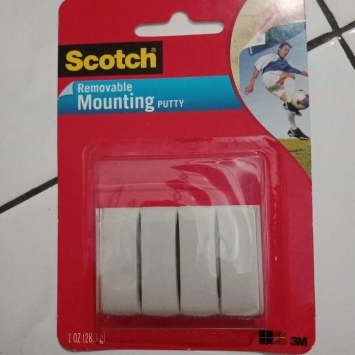

Stok Baru Perekat Dempul Lem Dinding 3M Scotch Removable Mounting Putty