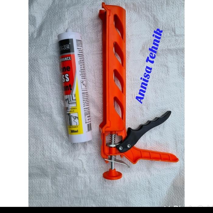 

Stok Baru Set Lem Silicone+Gagang bisa pilih warna sealant