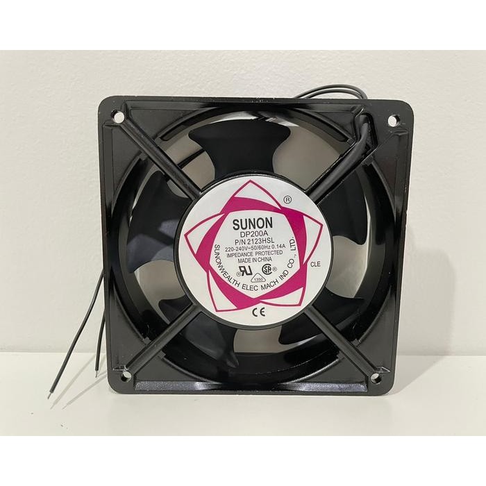 Kipas Ac 220V 12X12 Cm / Fan Ac 220 Volt 12 Cm Tebal 3.8 Cm Fan Ac 220V