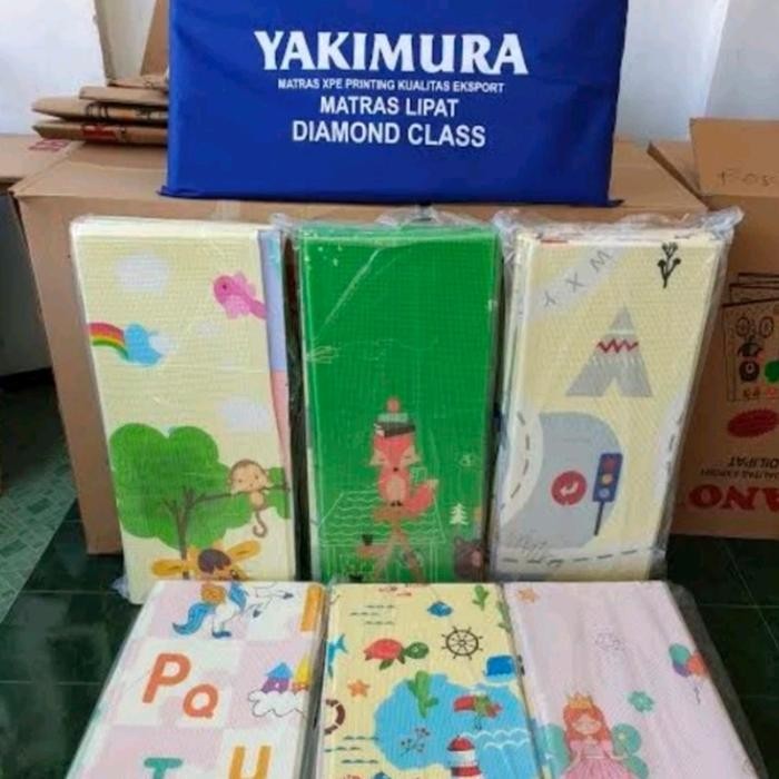 Ready Playmat Yakimura Playmat Lipat Karpet Playmat Bayi 180*200Cm
