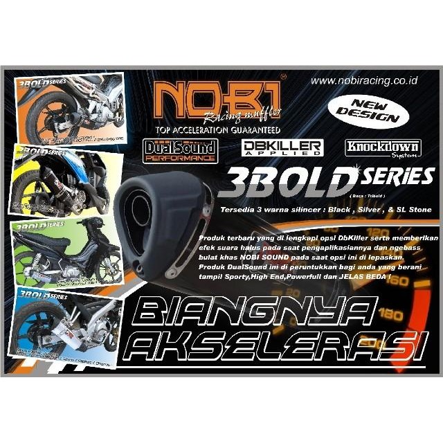 Knalpot Racing NOB1 3bold type Motorsport