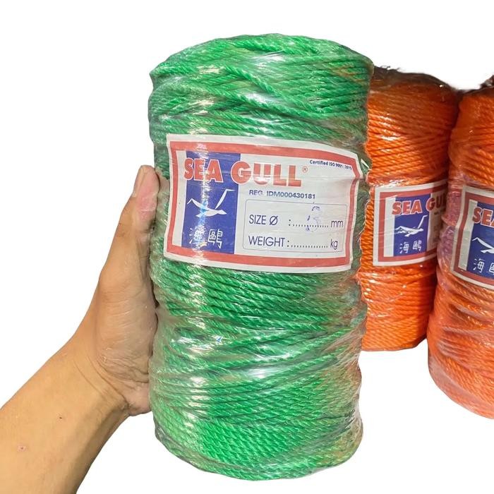 Tali Tambang 3Mm 200M 1 Roll Sea Gull Tali Layangan Tali Tenda Tali Pertanian Tali Dadung Tali