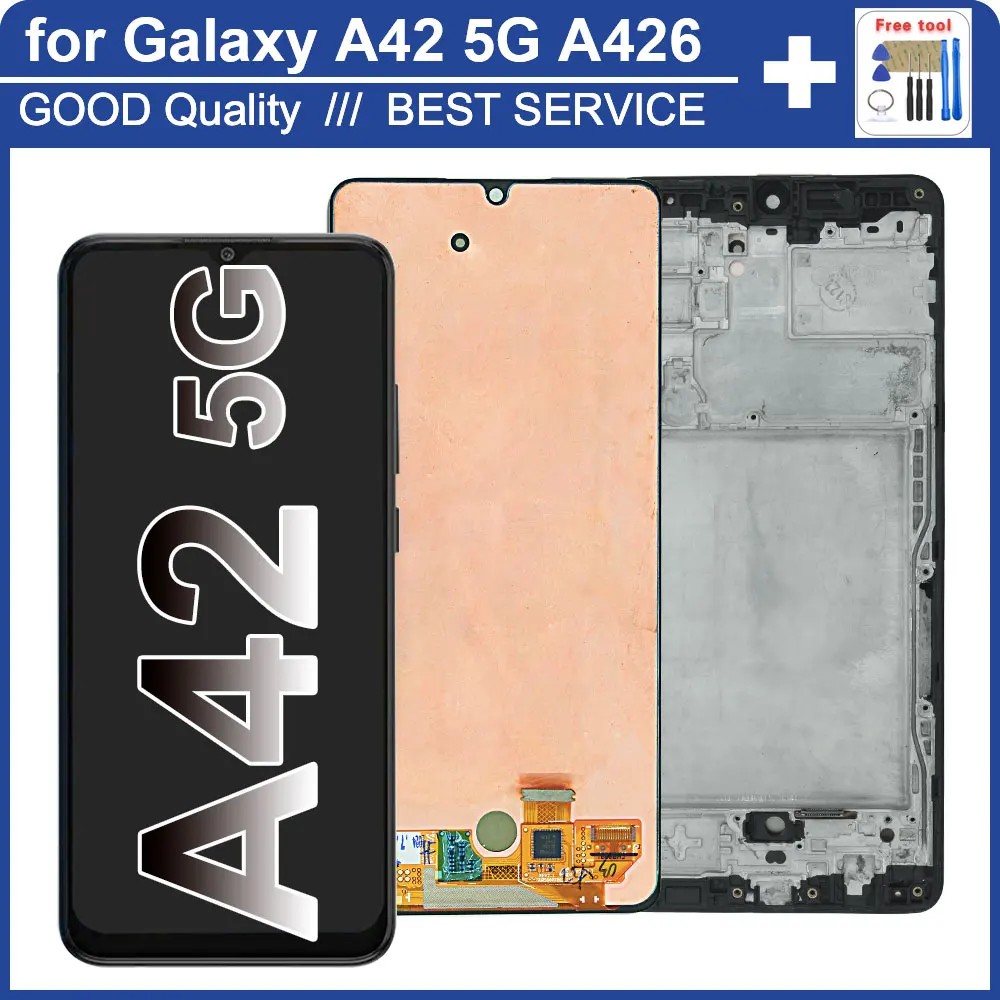 A42 5G Display Screen for Samsung Galaxy A42 5G A426B A426U LCD Display Touch Screen Digitizer Repla