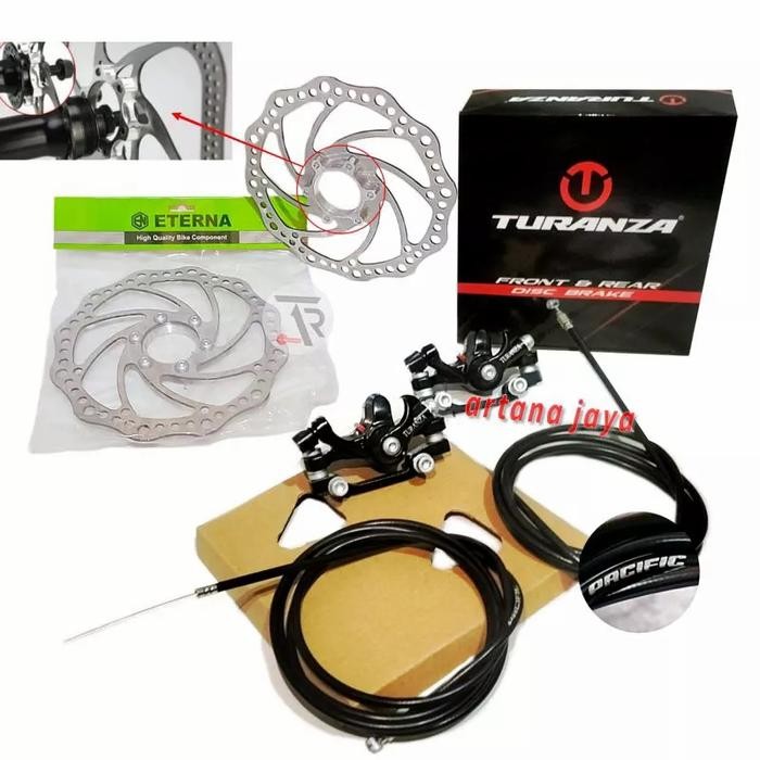 rem cakram set / disc brake sepeda turanza sepeda bmx lipat mtb dll