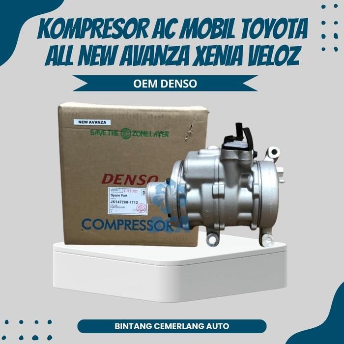 KOMPRESOR VELOZ Compressor AC Toyota All New Avanza Veloz Denso
