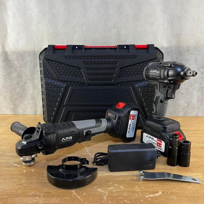 [Expert] Paket Combo APR JAPAN GERINDA CORDLESS + Impact Wrench