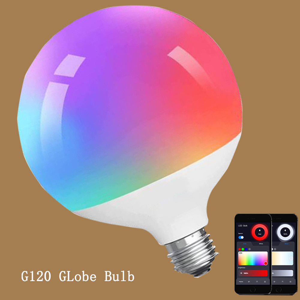 Tuya Wifi/Bluetooth Smart Bulb Alexa Led Lamp E27 RGB Smart Light