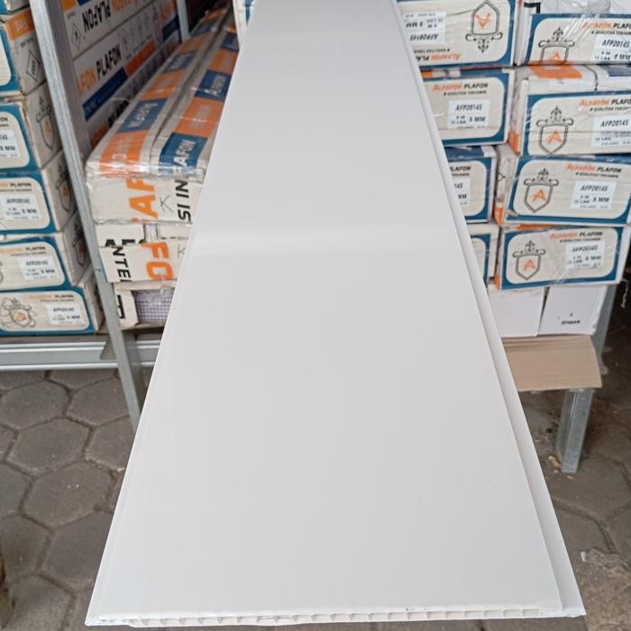 Plafon Pvc Putih Polos Glossy Hoda