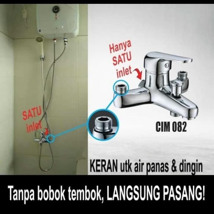 Kran Cello cim 082 /Kran mixer sistem langsung tanpa bobok