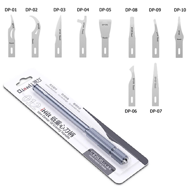 QianLi Ihilt DP Pisau Poles Buatan Tangan Penghilang Lem Pengasah dan