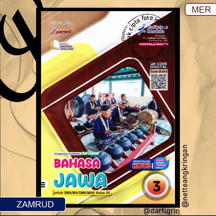LKS Bahasa Jawa Kelas 12 Semester 1 dan 2 SMA/MA/SMK/MAK KURMER Kurikulum Merdeka-Zamrud-HOTS-Yunika