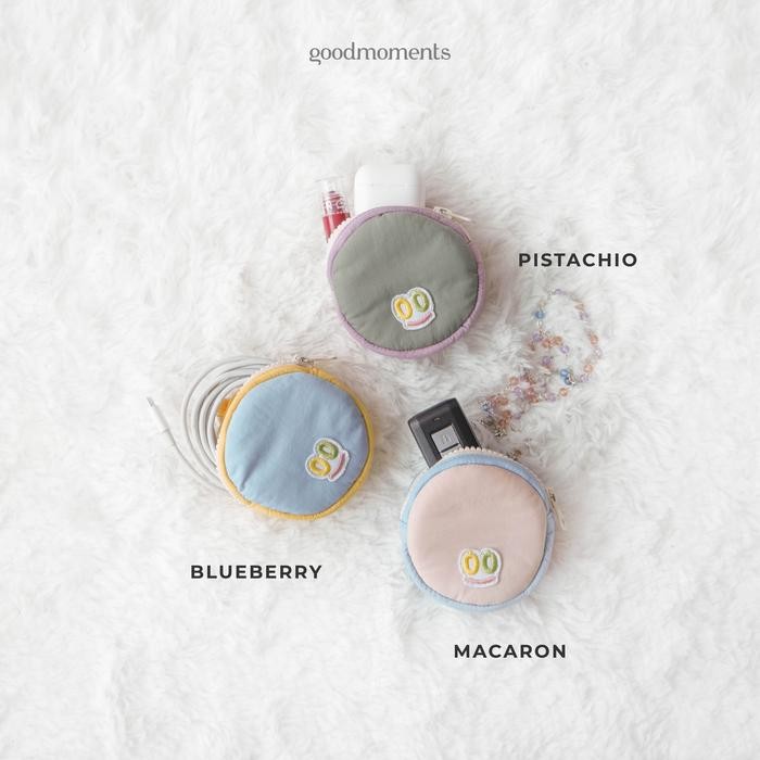 [Ready] Soojin Pouch - Pouch Bulat / Pouch Make Up / Pouch Kabel - Goodmoments