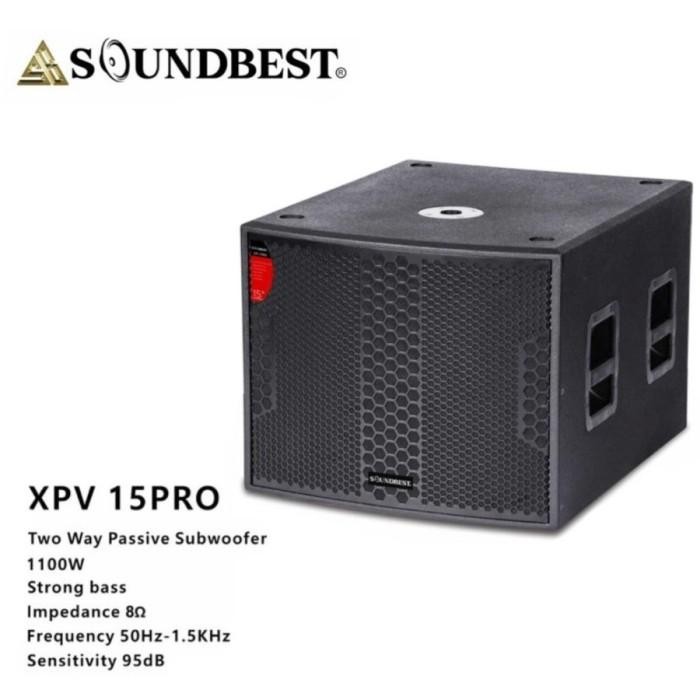 Subwoofer Pasif Soundbest Xpv 15 15 In Passive