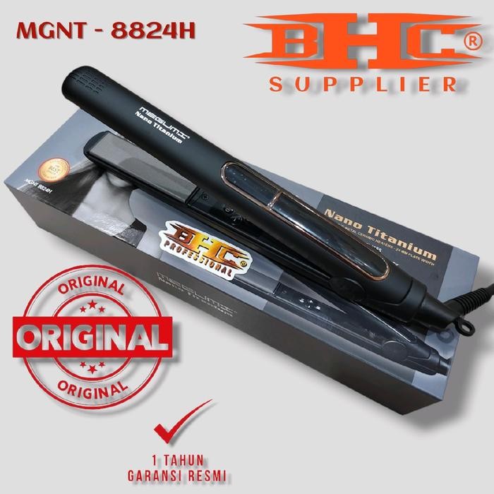 Varian Megumi Catokan Rambut Original Pelurus Rambut Hair Straightener Nano Titanium Nano Keramik