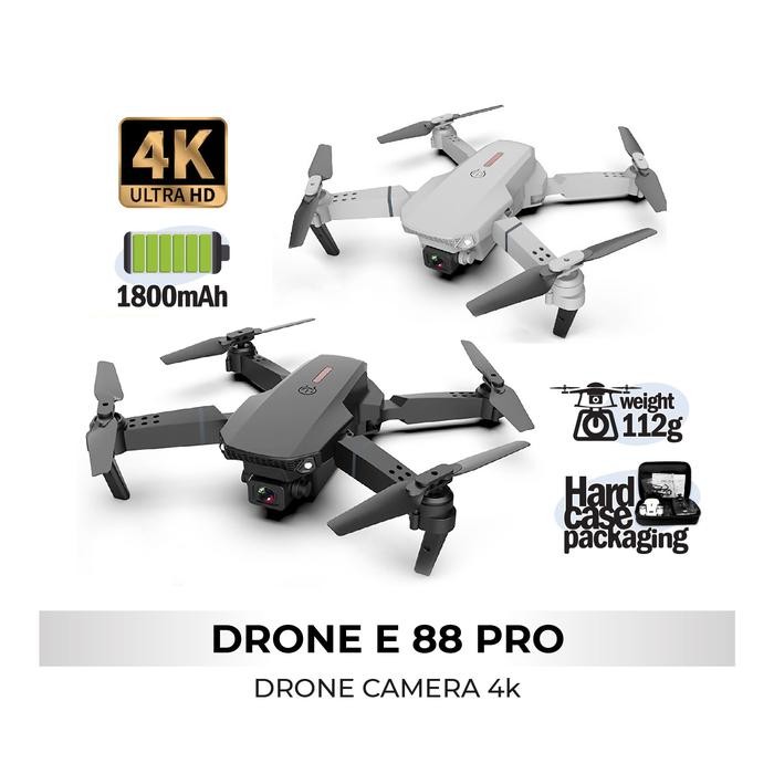 Drone E88Pro Foldable Drone Lipat Single Camera
