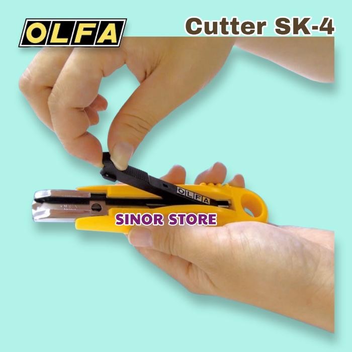 

Olfa Safety Cutter Sk-4 Self Retracting Pisau Ditarik Pegas Otomatis