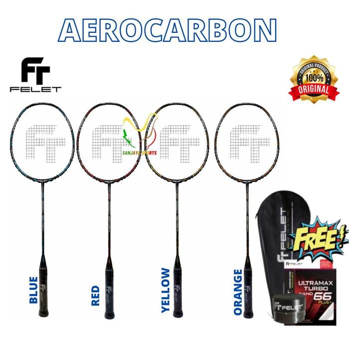 RAKET FELET BADMINTON BULUTANGKIS FELET AEROCARBON AERO CARBON ORIGINAL