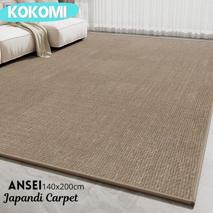 KOKOMI Karpet Ansei Ukuran Besar 140x200 Ruang Tamu Karpet Besar Japan