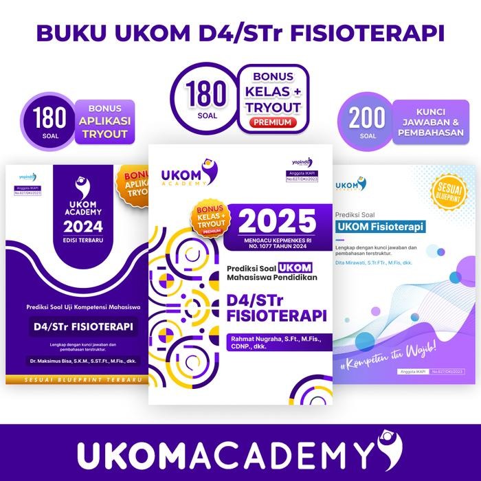 

Buku Academy Prediksi Soal D4 Fisioterapi Edukasi