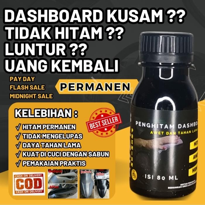 New Black Magic Penghitam dashboad black premium permanent