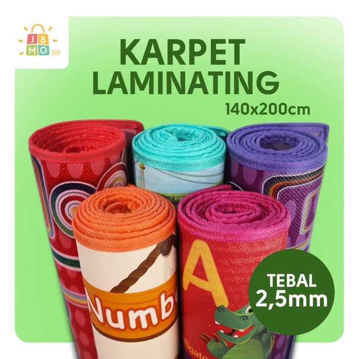 Tikar Lantai Plastik Spon Eva Motif Karakter - Minimalis