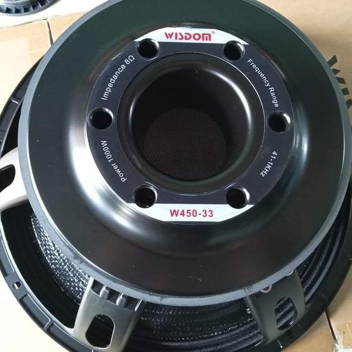 Wisdom W450-33 Component Speaker 18 In Daun Carbon W450 33