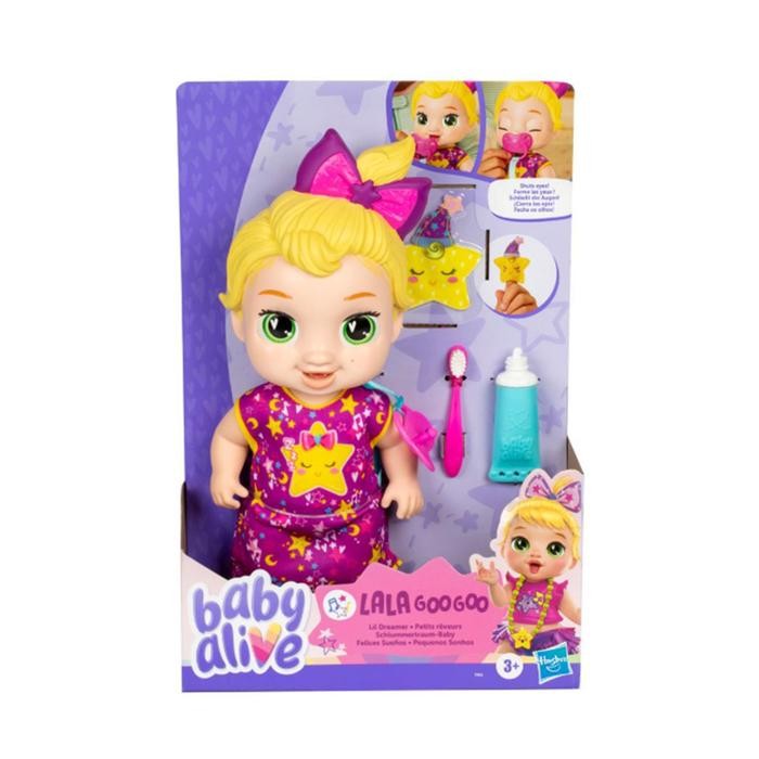 Toys Kingdom Baby Alive Boneka Bi Lil Dreamer Lala Goo Goo Blonde Hair Mix Toys Kids Toy Boneka