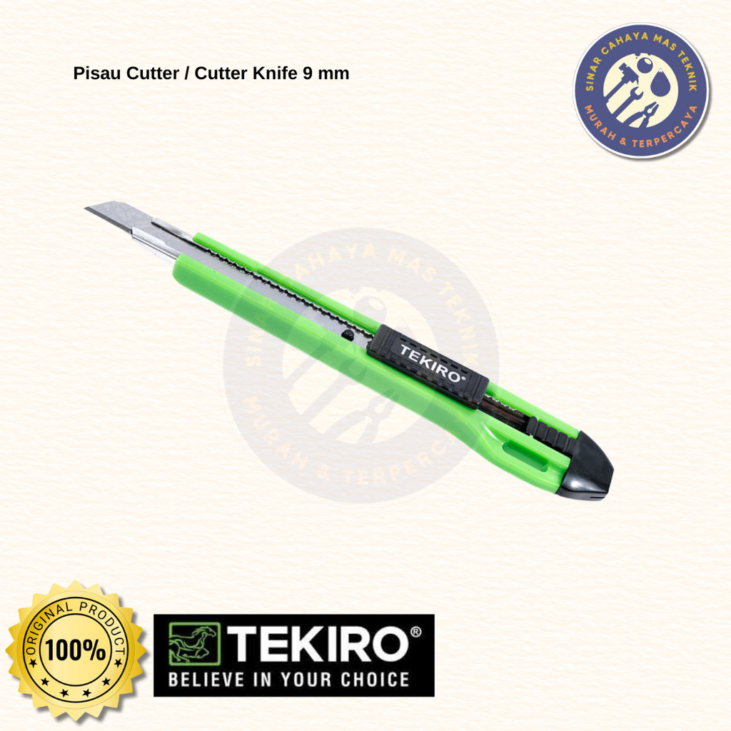 

Tekiro Pisau Cutter / Cutter Knife 9 mm