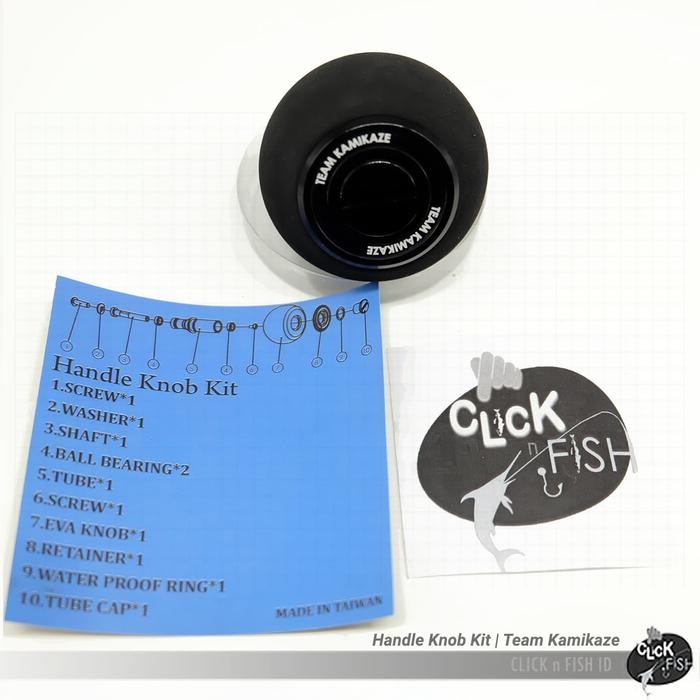 Paling Murah Handle Knob Kit Team Kamikaze Part - Original Complete Reel Knob