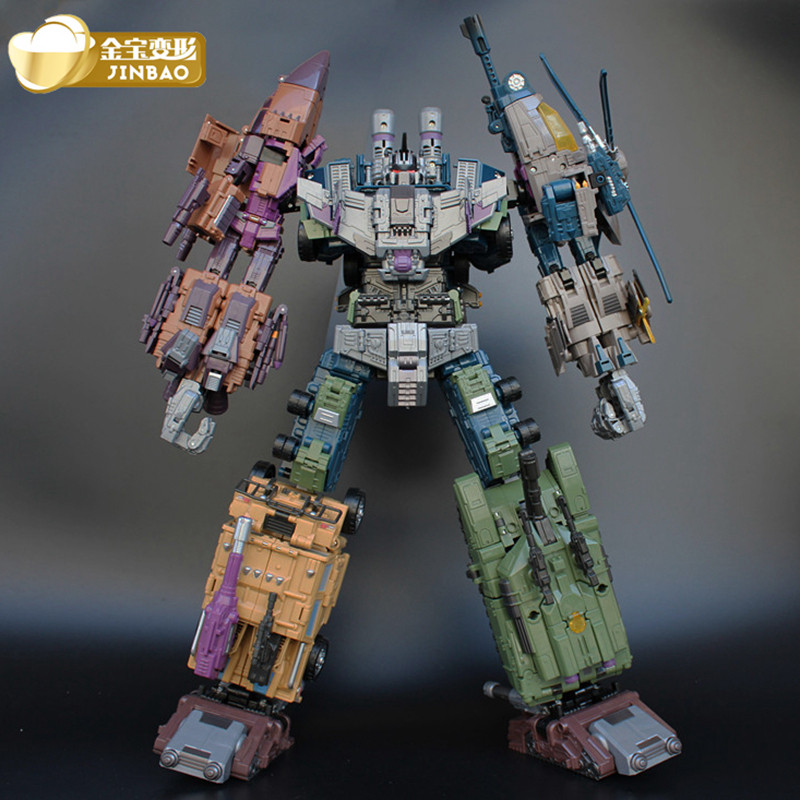 With Box JinBao Bruticus Transformation 5 in 1 Action Figure Robot Car Military Tank Model Toys