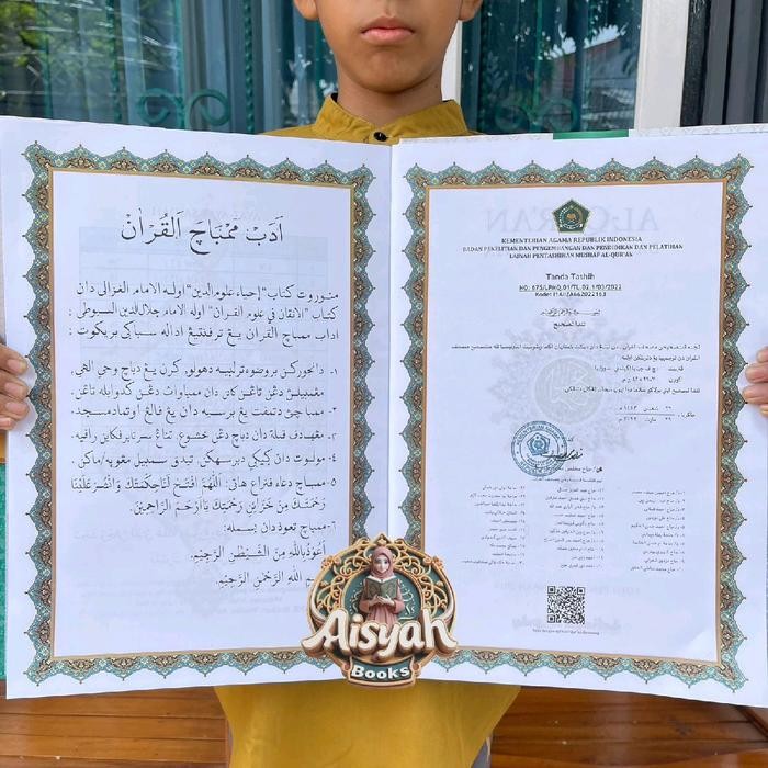 Alquran terjemahan jumbo ukuran a3 kertas hvs besar