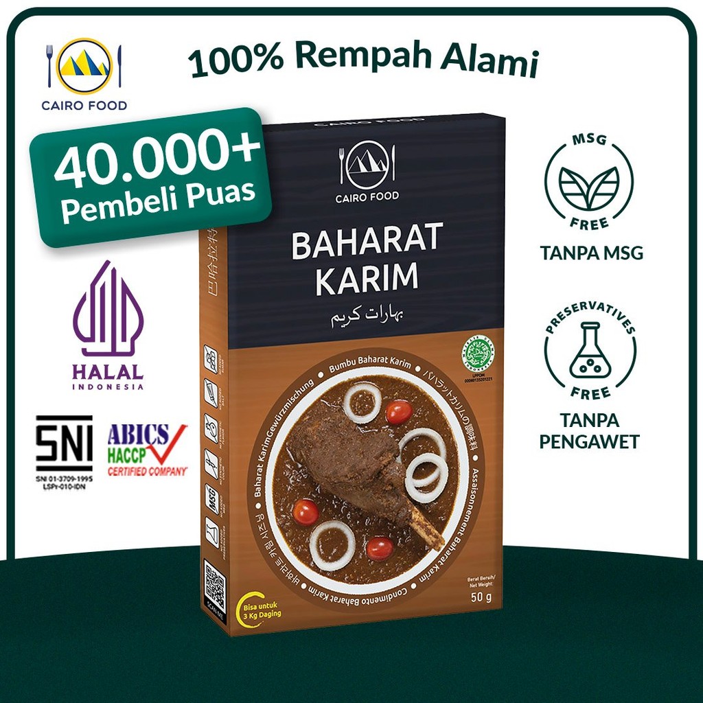 

Bumbu Baharat karim Spice Mix Sehat - Cairo Food