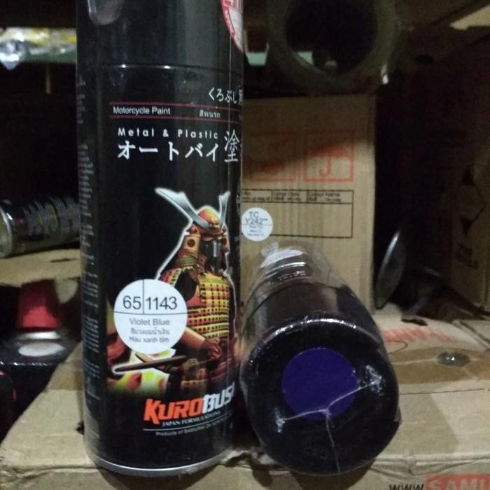 cat pilox/samurai paint 400ml voilet blue/ungu metalic kode 1143