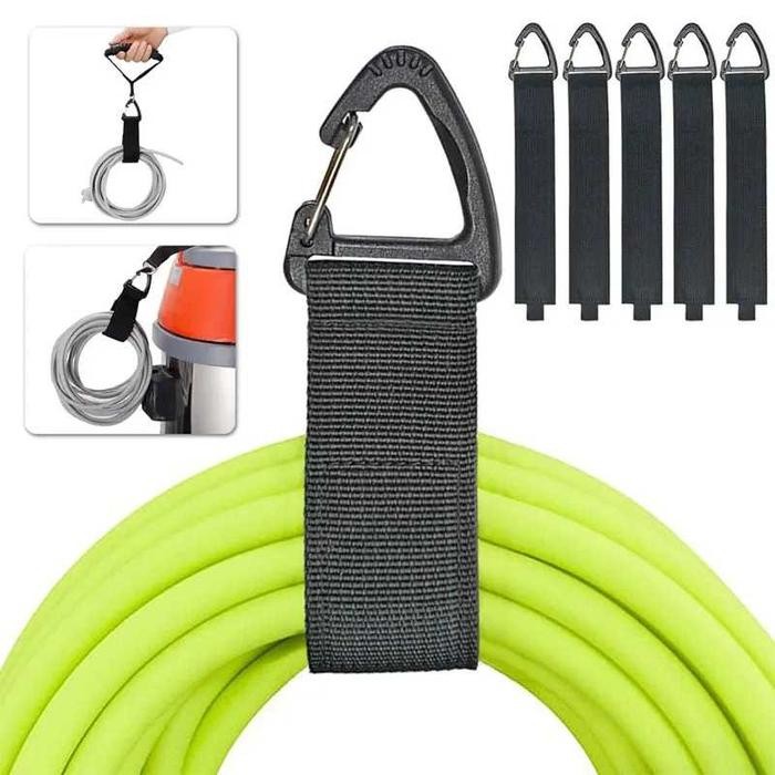 

TERLARIS! Tali Gantung Strap Pengikat Kabel Multifungsi Cord Organizer 40cm 5 PCS
