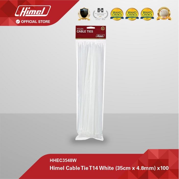

Himel Cable Tie T14 White (35cm x 4.8mm) x100