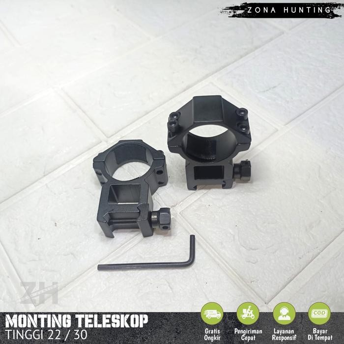 Underarmourshoop - Monting Teleskop Rell 22 Od 30 Mounting Tinggi Rel 22 Od 30 Import