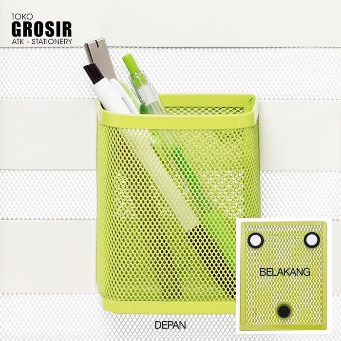 

HOT SALE! LIHIT LAB Tempat Alat Tulis Serbaguna Gantungan Magnet A-7390